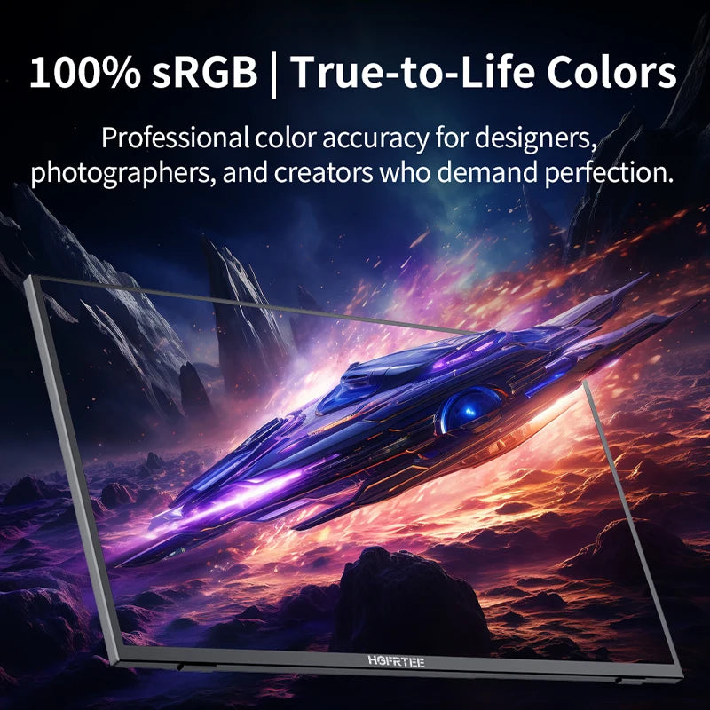 HGFRTEE 21.5 Inch 100HZ VA Panel - Gaming Monitor 4000:1 1080P Resolution 3ms Response Time And 178 Degree Wide Viewing Angle