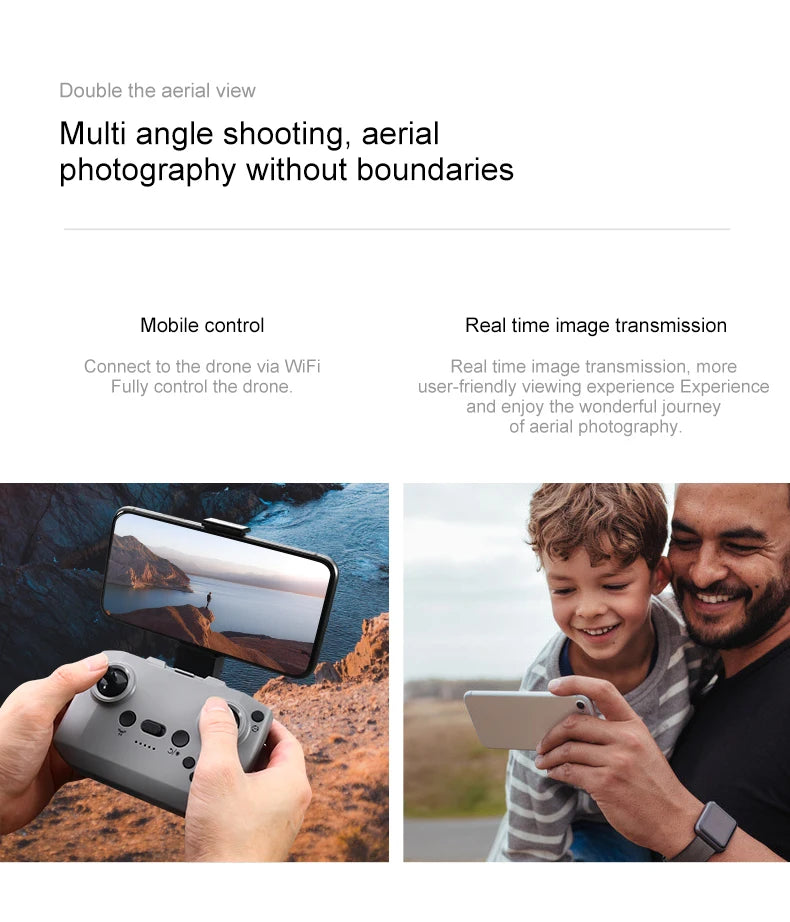 4K HD Camera Drone - Foldable GPS Drone with Obstacle Avoidance (D16 Model) Tidesmit