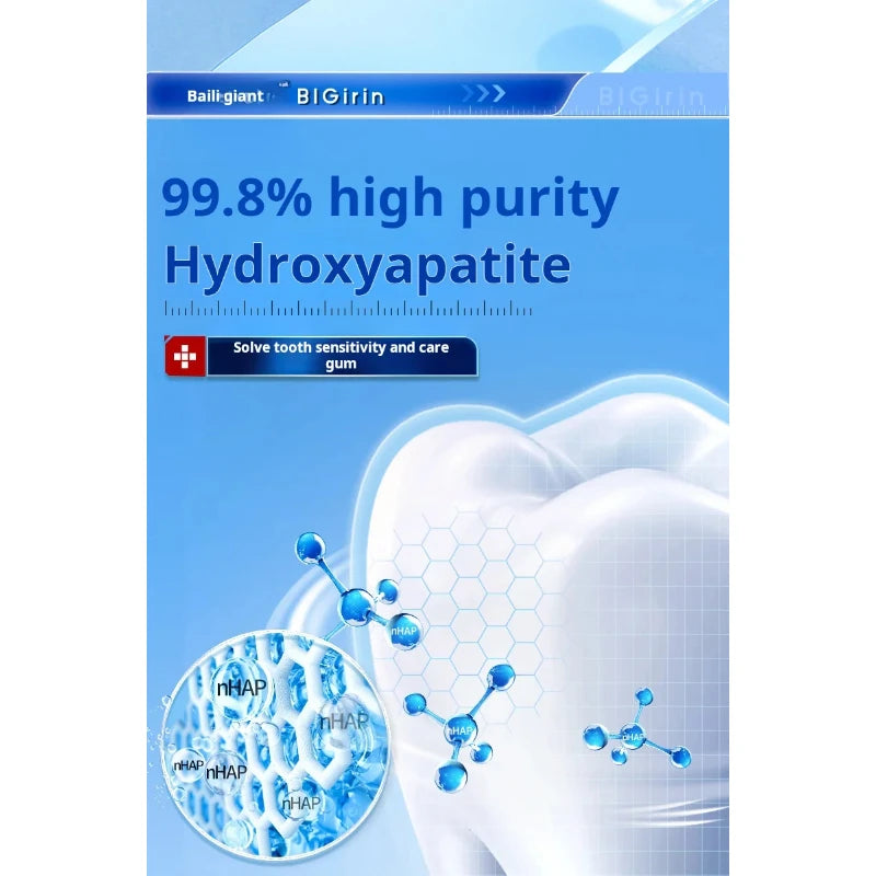 Tidesmit 99.8% high-purity hydroxyapatite toothpaste for teeth whitening and cavity prevention