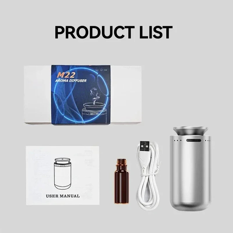 Smart Car Air Freshener Diffuser Fragrance Machine Waterless Essential Oil Aroma Diffuser Professional Scent Air Machine