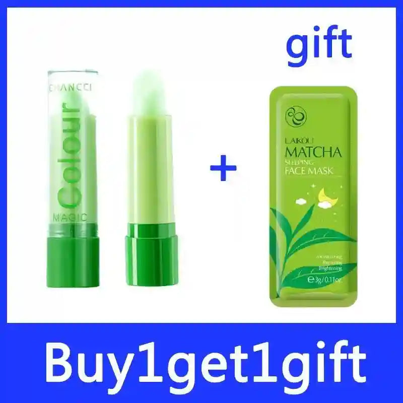 Aloe Vera Color Changing Lip Balm | Moisturizing Long-Lasting Treatment Lip Care 1pcs Tidesmit