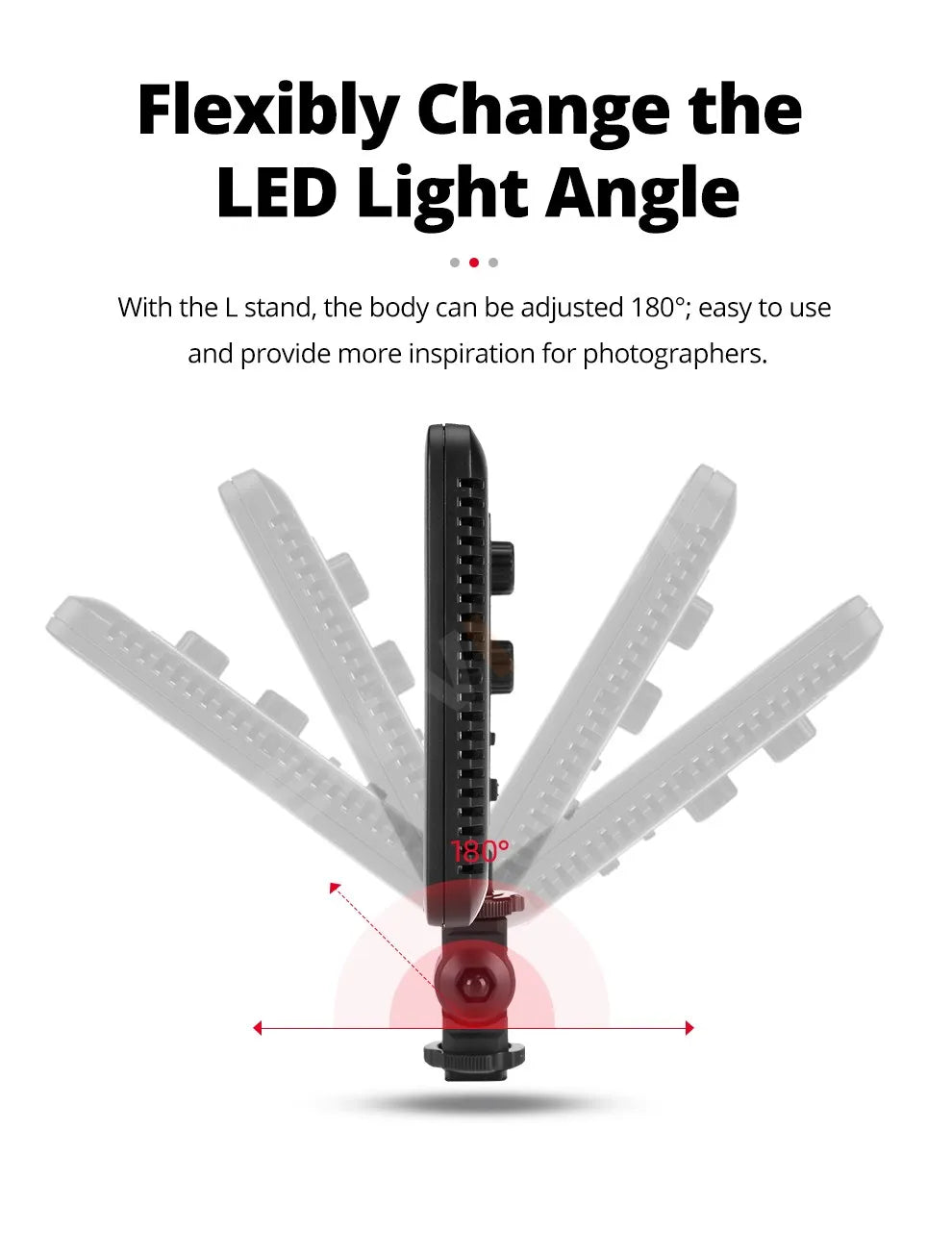 LED Video Light Panel | Adjustable Studio Lighting for Content Creation Tidesmit