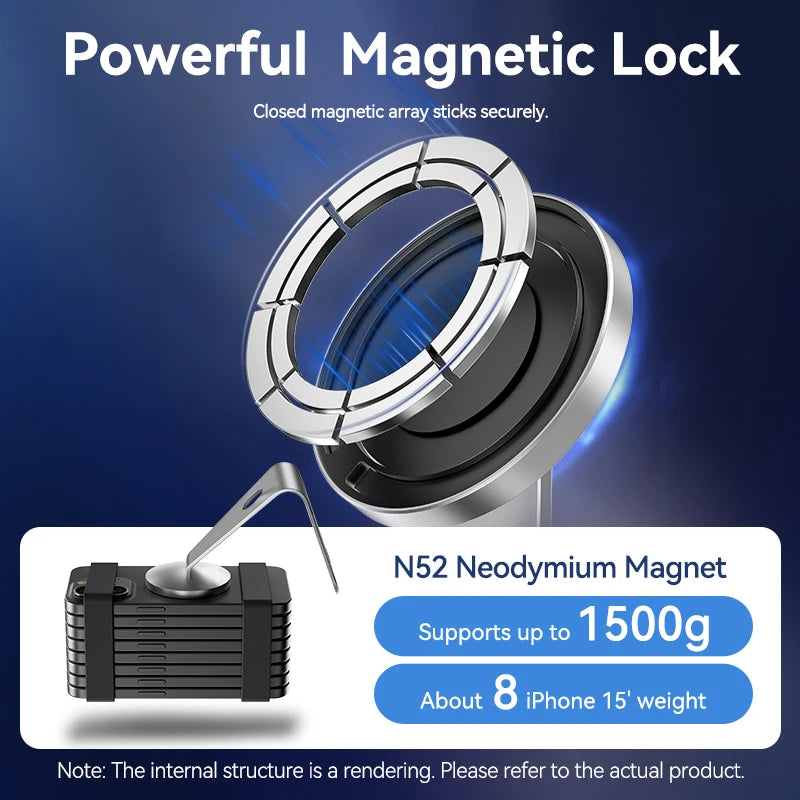 Vention Desktop 15W Magnetic Phone Wireless Charger with 1M Cable For Magsafe iPhone 15 14 13 12 Fast Charging Station Dock