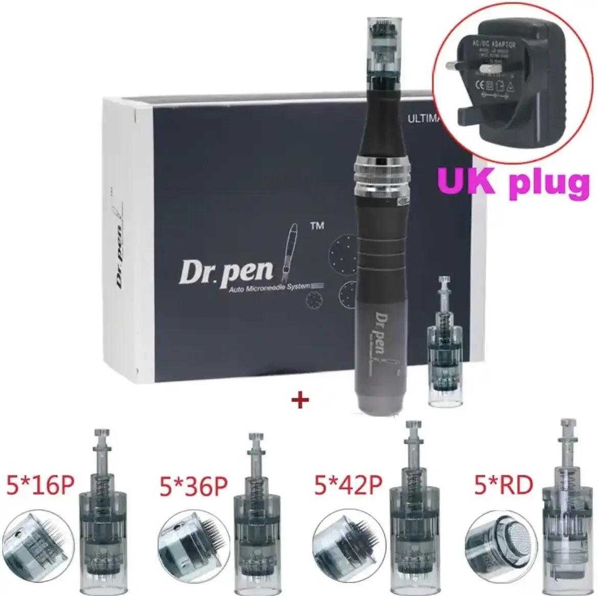 Dr Pen Ultima M8 Microneedling Pen - Professional PMU Device Permanent Makeup Machines M8 UK With 22PINS Tidesmit