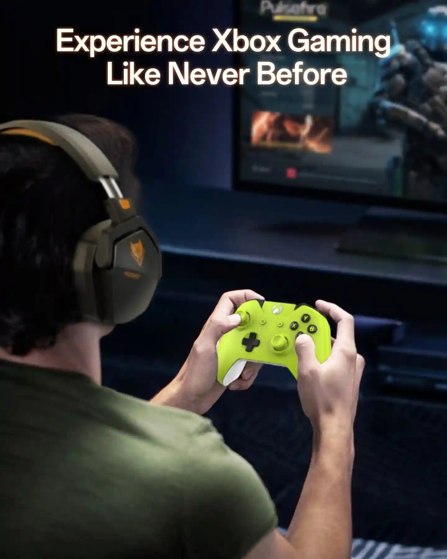 Pro Gaming Headset with Mic - Over-Ear Wired Audio for Xbox PS5 PC Tidesmit