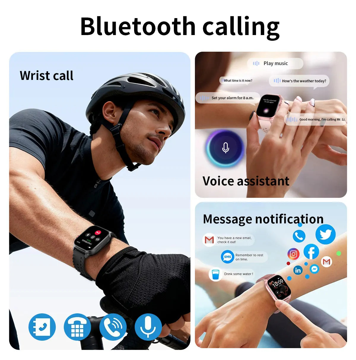 2026men's andwomen'ssmartwatches,2.01-inch high-definitiontouchscreen,1400mAhultra long battery life,men'sandwomen'sholidaygifts