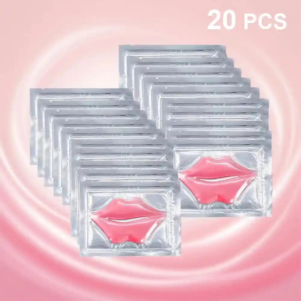 Collagen Lip Masks: Hydrating Hyaluronic Acid Plumper (20PCS) Lip Care 20PCS Tidesmit