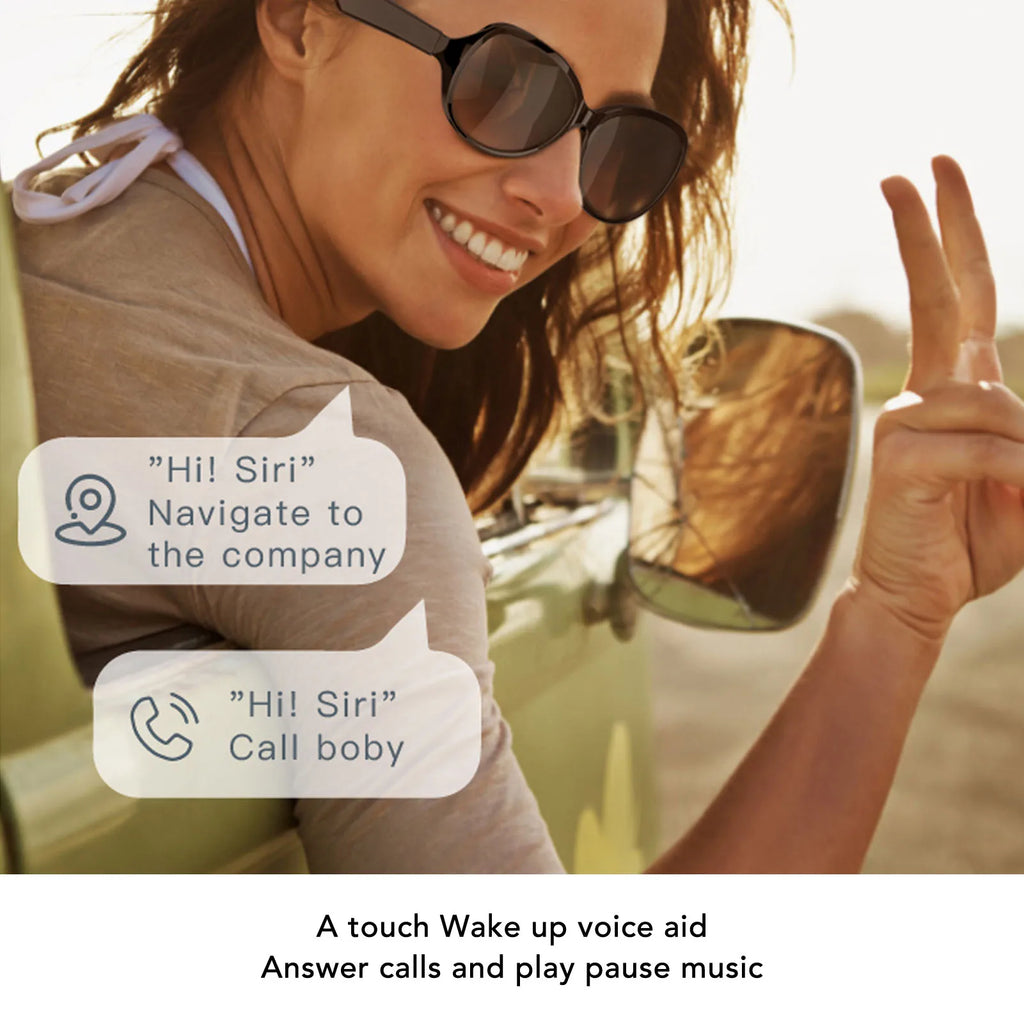 Bluetooth Smart Glasses with Wireless Audio & UV400 Protection Tidesmit