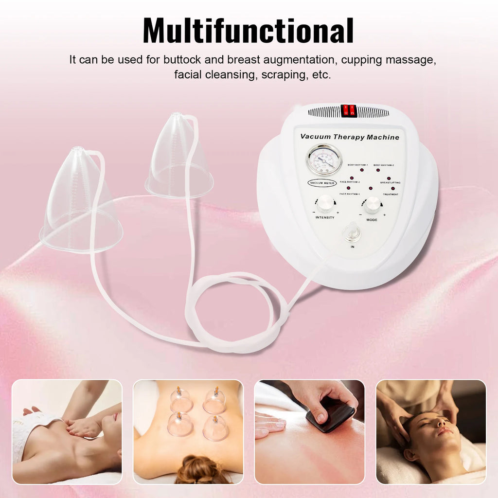 Electric Vacuum Breast Massager - Professional Body Shaping Device Body Shaping Massage Equipment Tidesmit