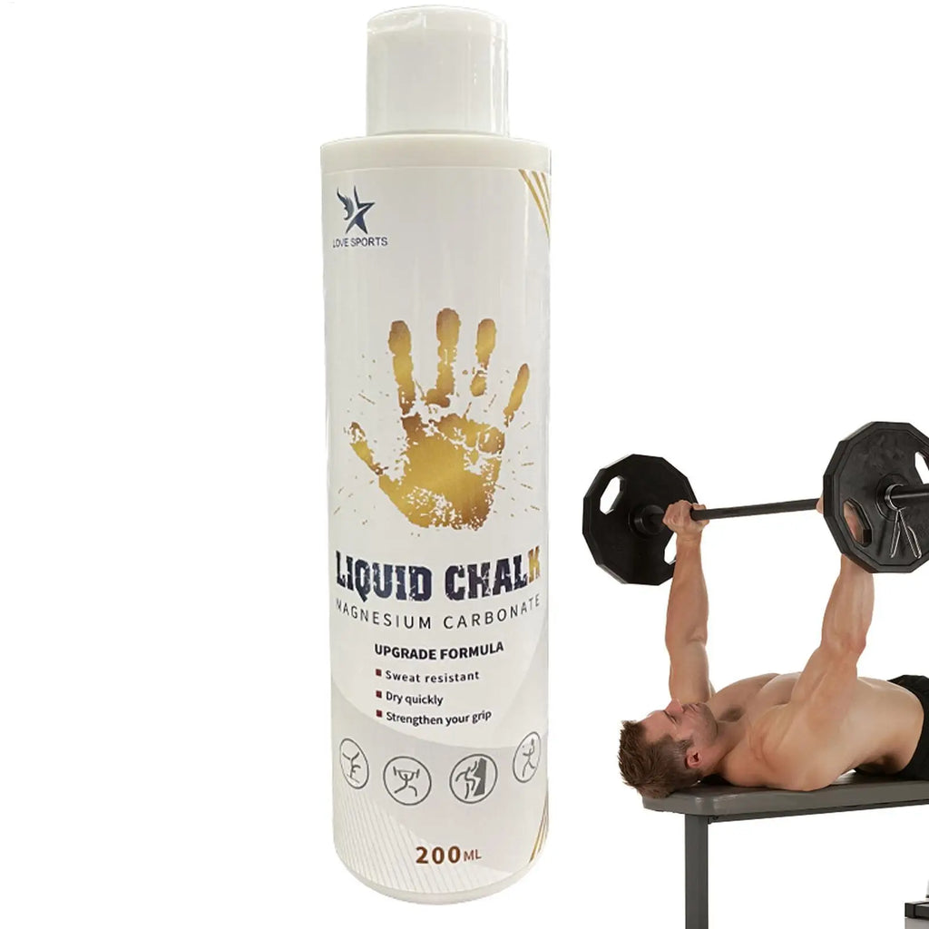200ml Sports Liquid Magnesium Powder Fitness Lifting Anti Slip Cream Grip Liquid Magnesium for Pole Dancing Rock Climbing Gym