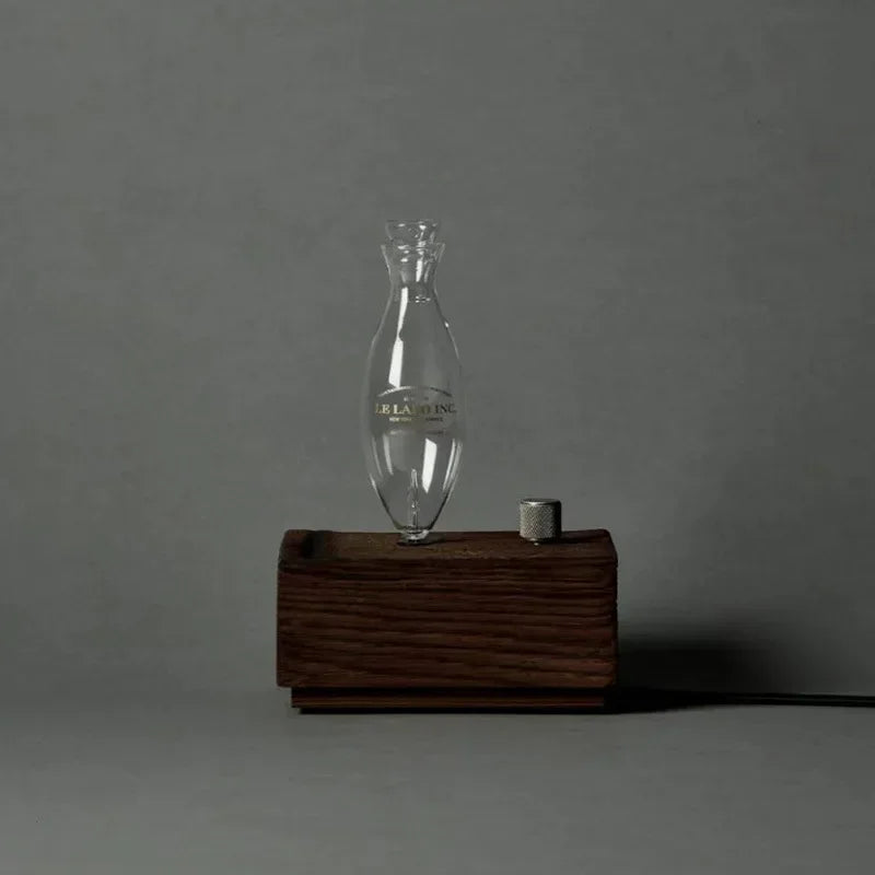 20ml Waterless Pure Essential Oil Diffuser Nebulizer Aromatherapy Diffuser Electric Wooden Glass Home Aroma Essential Diffusers