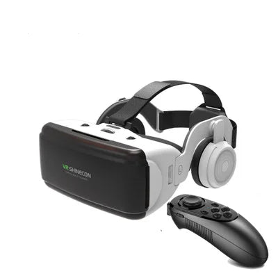 VR Headset for Smartphone – Immersive 3D Virtual Reality Glasses G06E and 052 Tidesmit