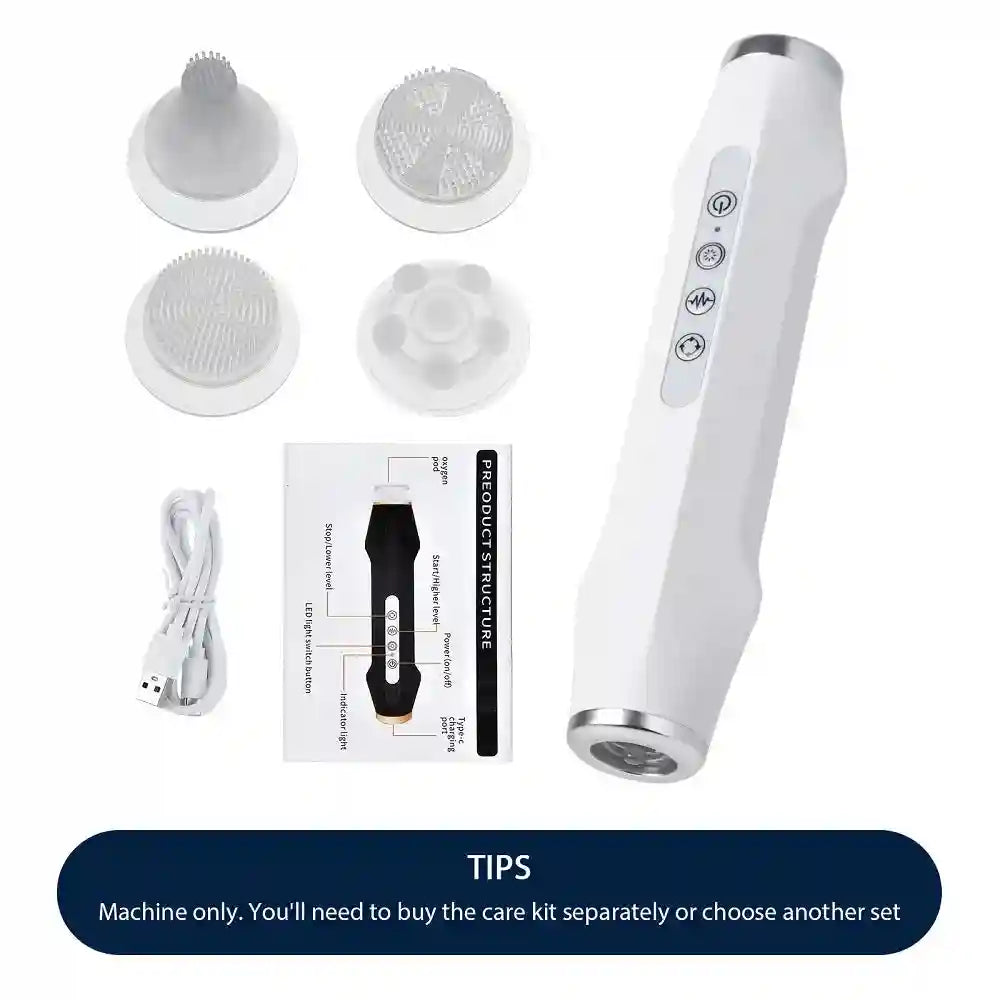 Oxygen Bubble Facial Machine for Deep Skin Cleansing | Tidesmit Eye Massage Instrument Tidesmit