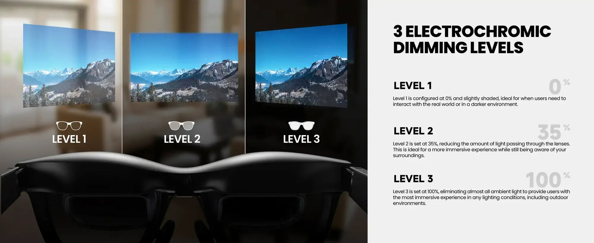 XREAL Air 2 Pro AR Glasses | 130-Inch Spatial Display for Mobile Devices Tidesmit