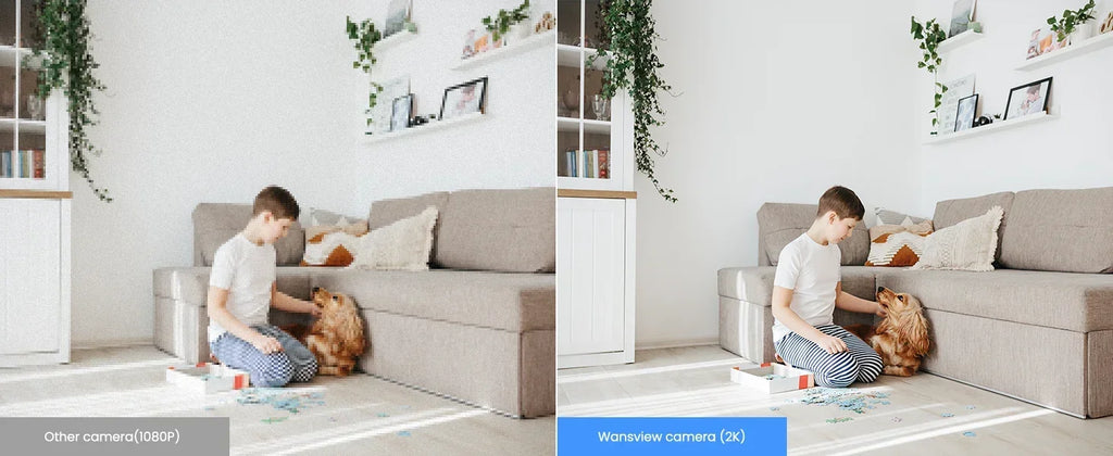 8MP Wireless Security Surveillance Wifi IP Camera AI Human Tracking 2-Way Audio CCTV Camera 4X Zoom Cam Color Night Vision