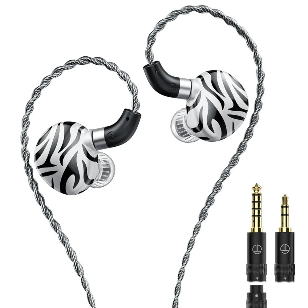 Hybrid Dual Driver In-Ear Monitors | Planar Diaphragm | Tidesmit 3.5 4.4 No mic China Mainland Tidesmit