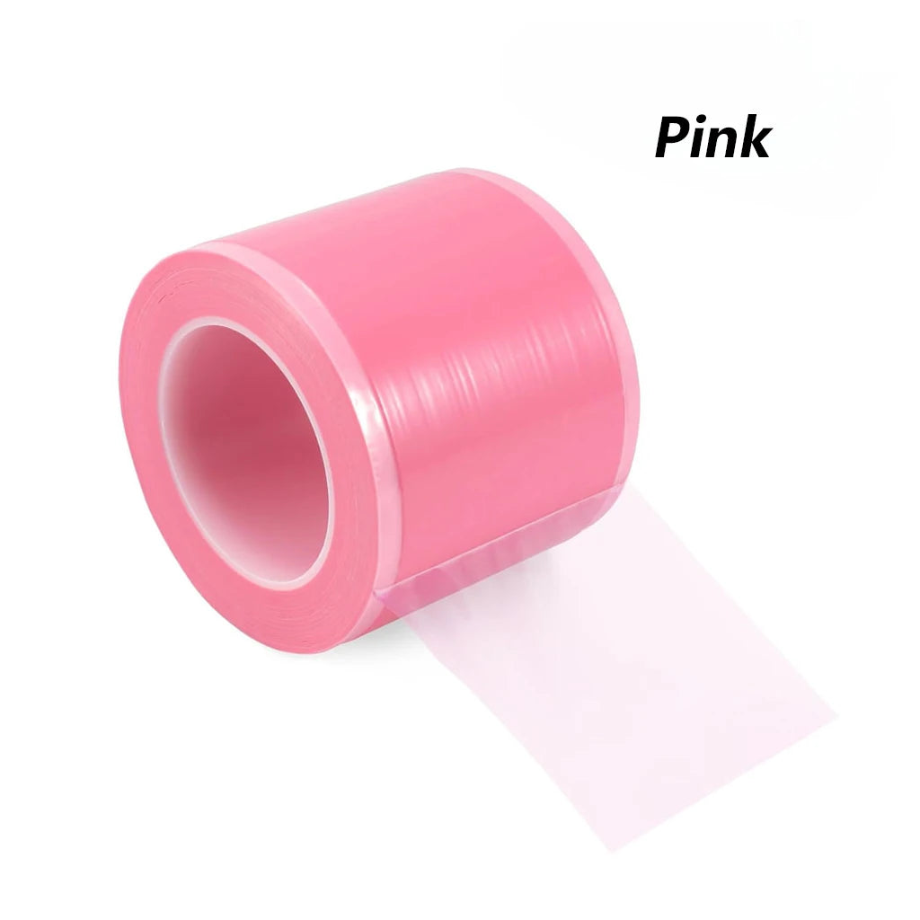 Dental Barrier Film Roll - 1200 Protective Sheets for PMU Machines Permanent Makeup Machines Pink Tidesmit