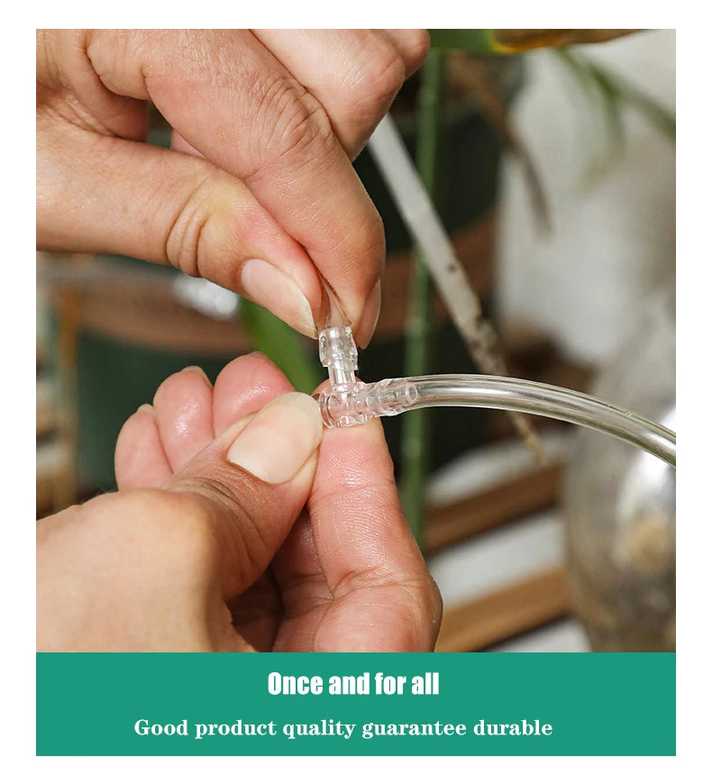New Automatic Drip Irrigation System Greenhouse Watering Timer Garden Water Pump Controller Potted Plant Watering Device Set