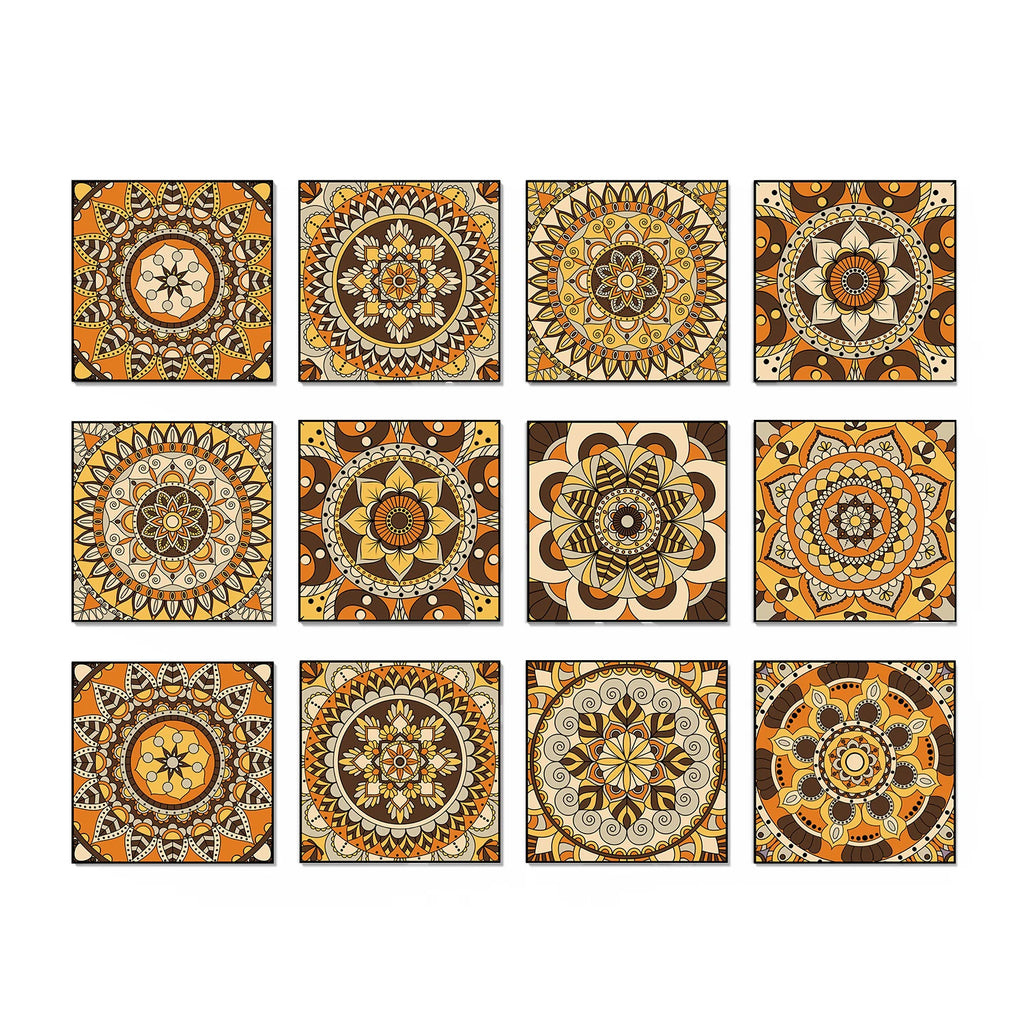 Classic Tile Self-adhesive Wallpaper, Waterproof Thickened PE Foam Wall Sticker for Bedroom, Bathroom, Kitchen, Tile Sticker