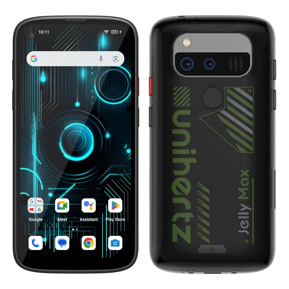 Unihertz Jelly Max 5G Mini Smartphone Android 14 Dimensity 7300 CPU 12GB 256GB 100MP Camera 4000 mAh Battery 5.05" inch Screen