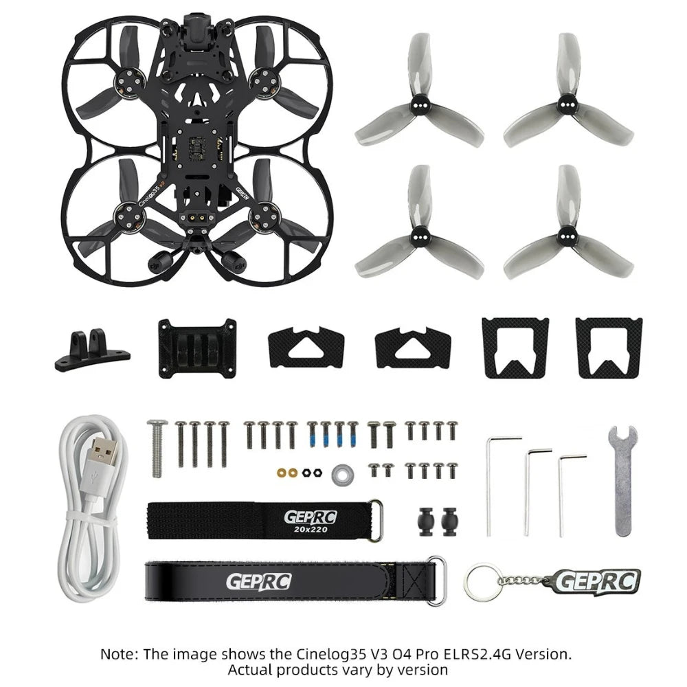 CineLog35 V3 O4 Pro 3-Inch Cinewhoop Drone with ELRS 2.4G Tidesmit