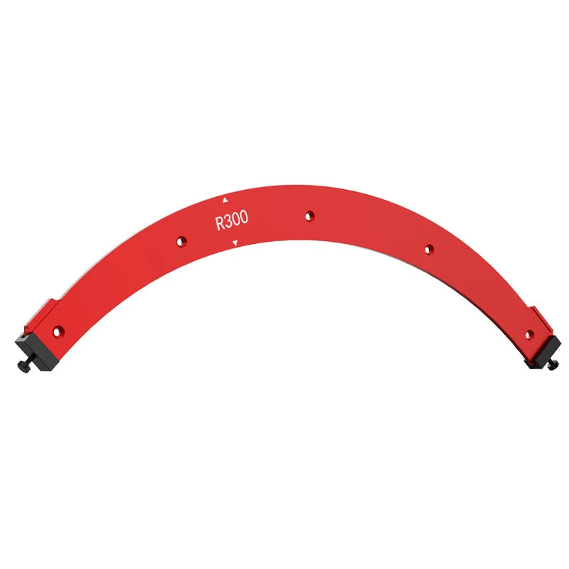 R100-R300 Radius Jig Woodworking Router Templates Arc Angle Positioning Template Corner Radius Reusable Positioning Tool