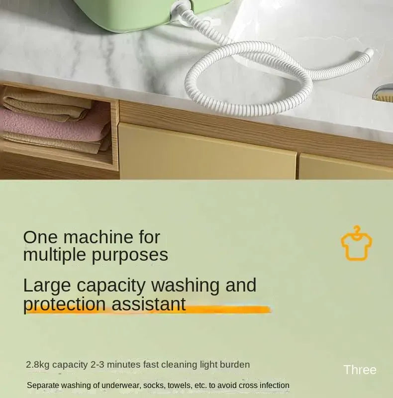 Foldable Portable Mini Washing Machine 220V