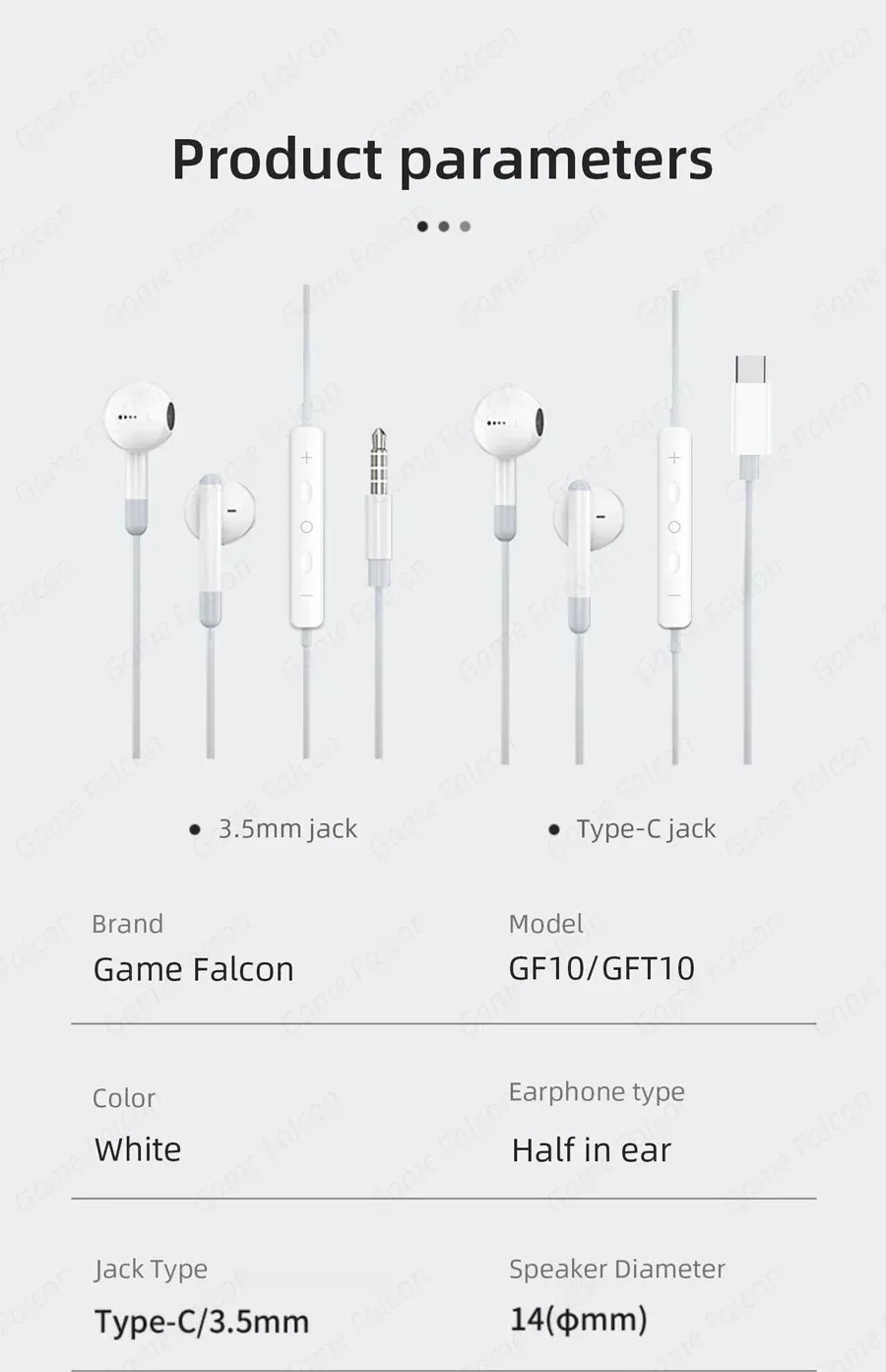 Tidesmit Wired USB-C Earbuds with In-Ear Noise Isolation - 1 Pair Tidesmit