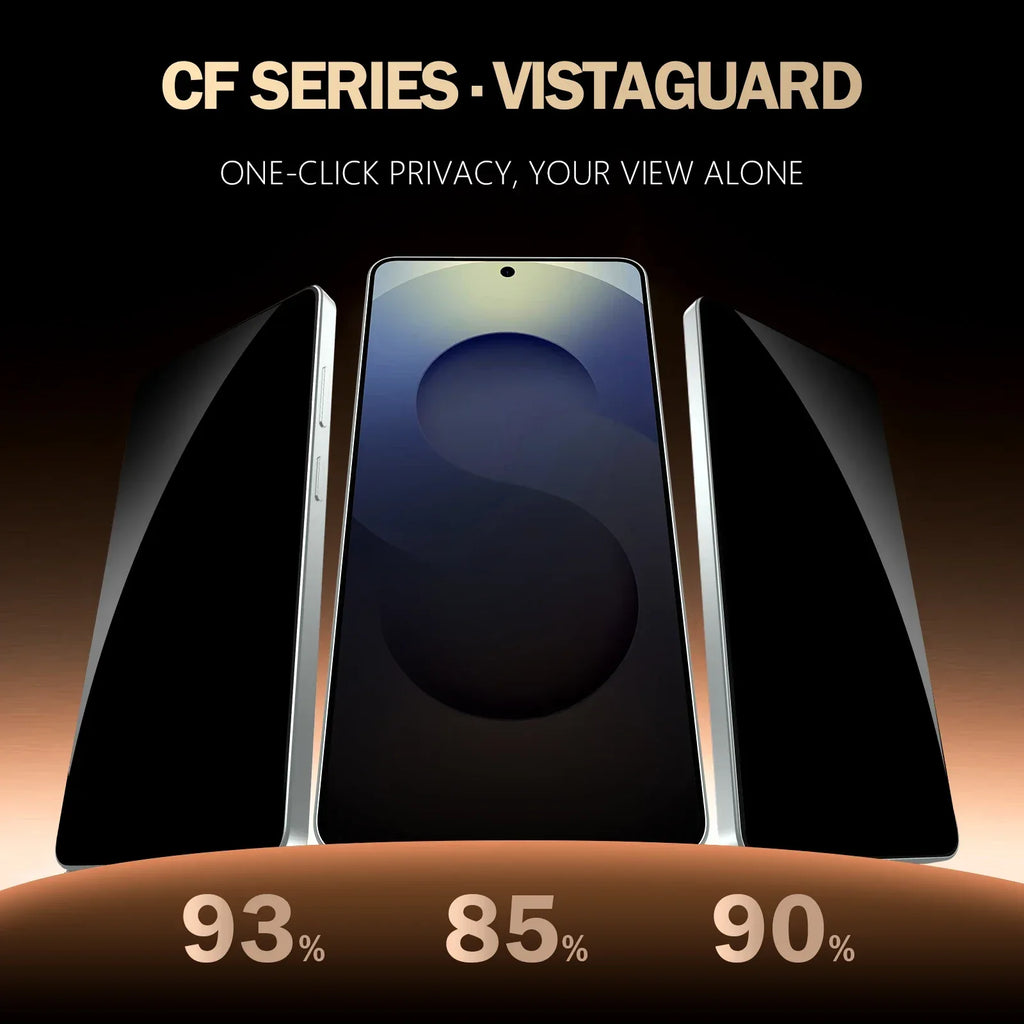 Anti-Spy Screen Protector for Samsung Galaxy S24 Ultra - 9H Privacy Glass Tidesmit