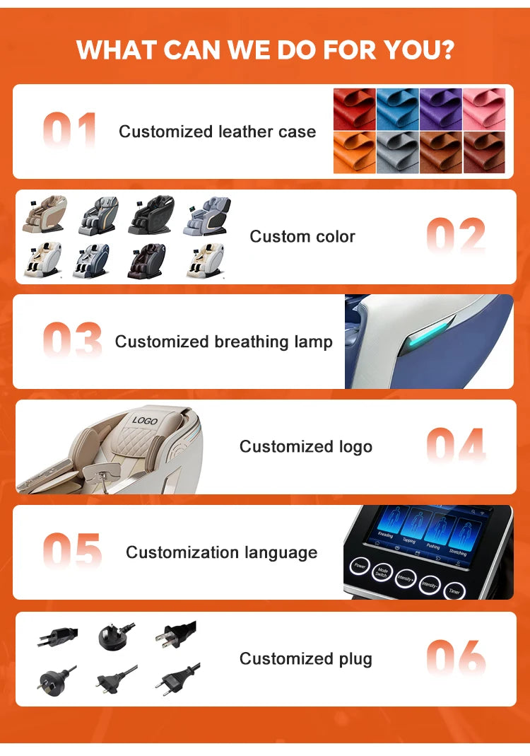 Tidesmit Full Body Zero Gravity Electric Massage Chair with Heat Therapy Massage Chairs Tidesmit