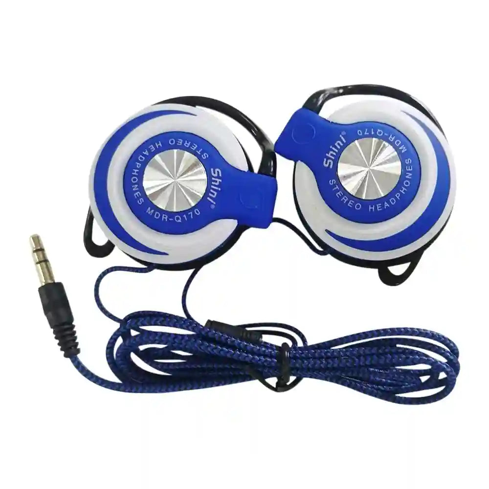 Wired Over-Ear Headphones with Heavy Bass | Tidesmit Studio Monitor Series Blue Tidesmit