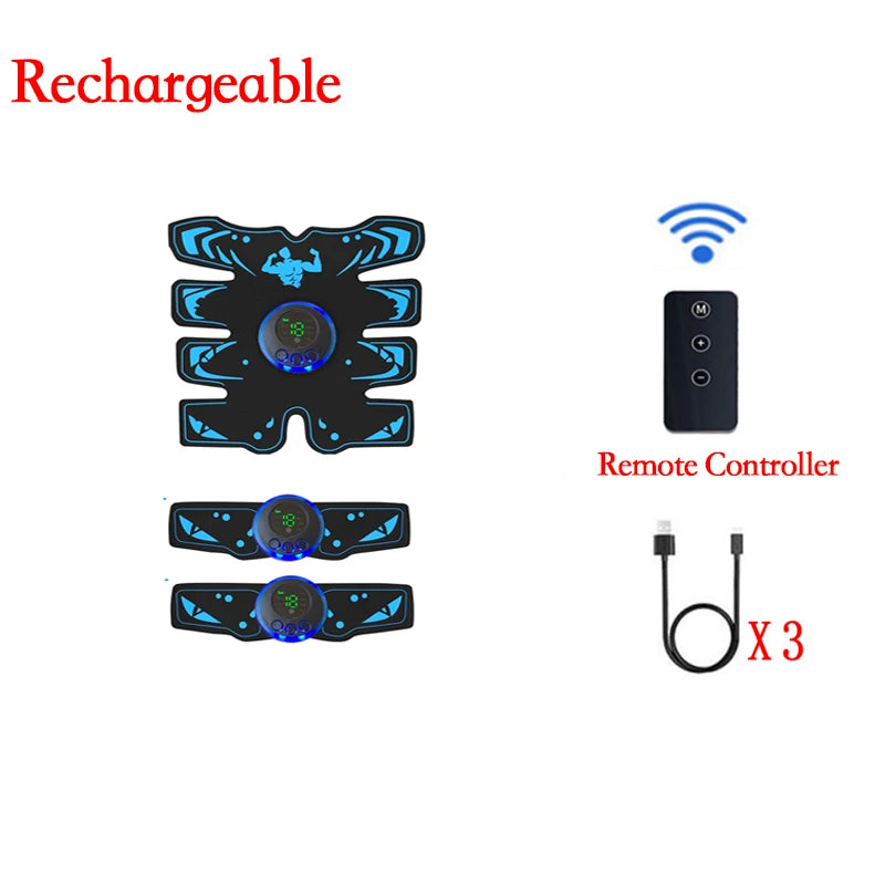 EMS Muscle Stimulator for Abdominal Toning and Body Shaping - TYPE01 Body Shaping Massage Equipment TYPE02M02 Tidesmit