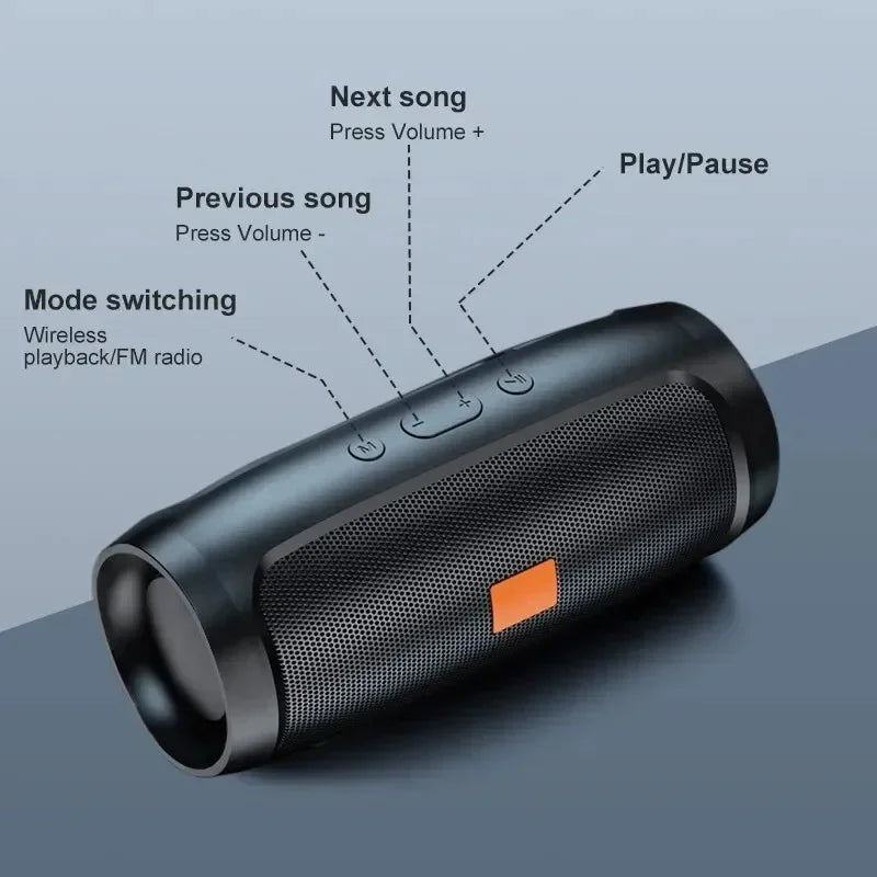 Lenovo FM Portable Bluetooth 5.4 Speakers Dual Speaker Stereo Playback Voice Broadcasting Subwoofer Wireless Speaker For Outdoor