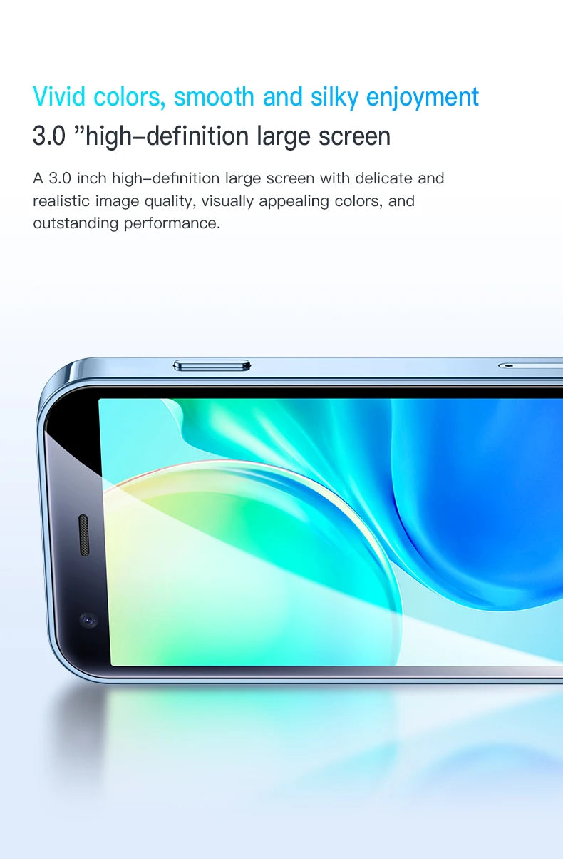 SOYES XS15 Mini Android8.1 Smart Phone 3.0 Inches 2GB RAM 16GB ROM Dual SIM Standby Play Store 3G Little Phone