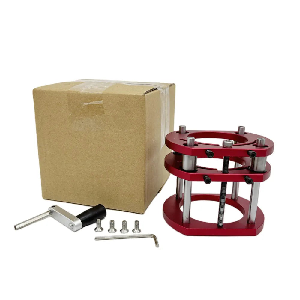 Woodworking Router Lift System and Aluminum Top Plate for 65mm Diameter Motors Workbench Trimmer Engraving Machine DIY Tools