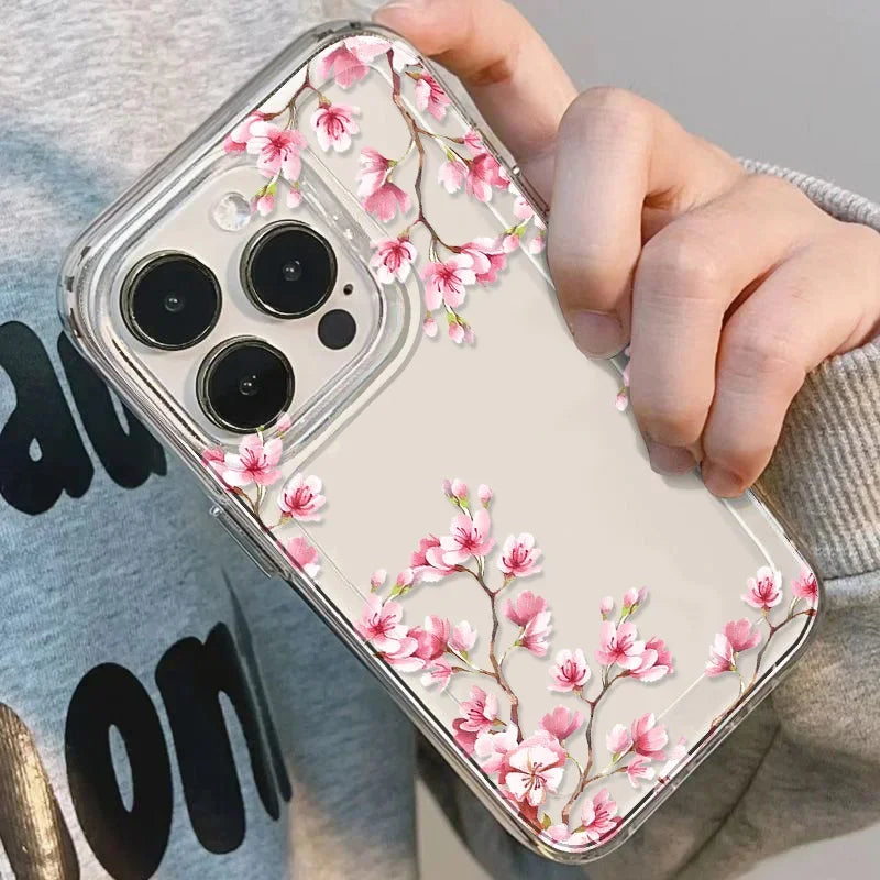 Flower Art iPhone 16 Case - Slim Shock-Absorbing Protective Cover Tidesmit