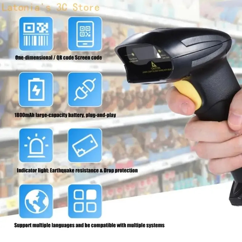 Barcode Scanner Barcode Reader Corded Barcode Reader Support For Local Warehouse Products Scannning Accessories X3UB