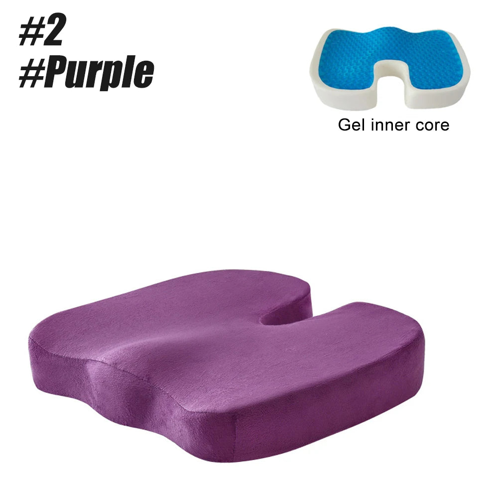 Gel Seat Cushion for Office Chair - Ergonomic Orthopedic Tidesmit Massage Cushion Tidesmit