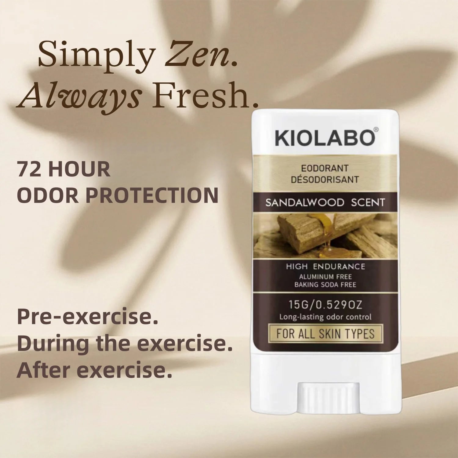 Tidesmit 72H Long Lasting Deodorant Balm for whole body application, gentle and invisible on all skin types.