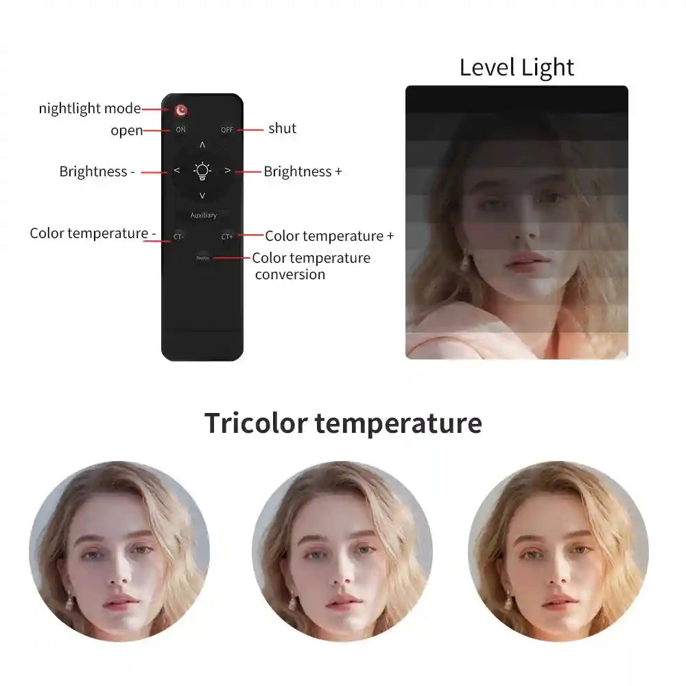 18 Inch LED Ring Light with Adjustable Tripod Stand for Content Creation Tidesmit