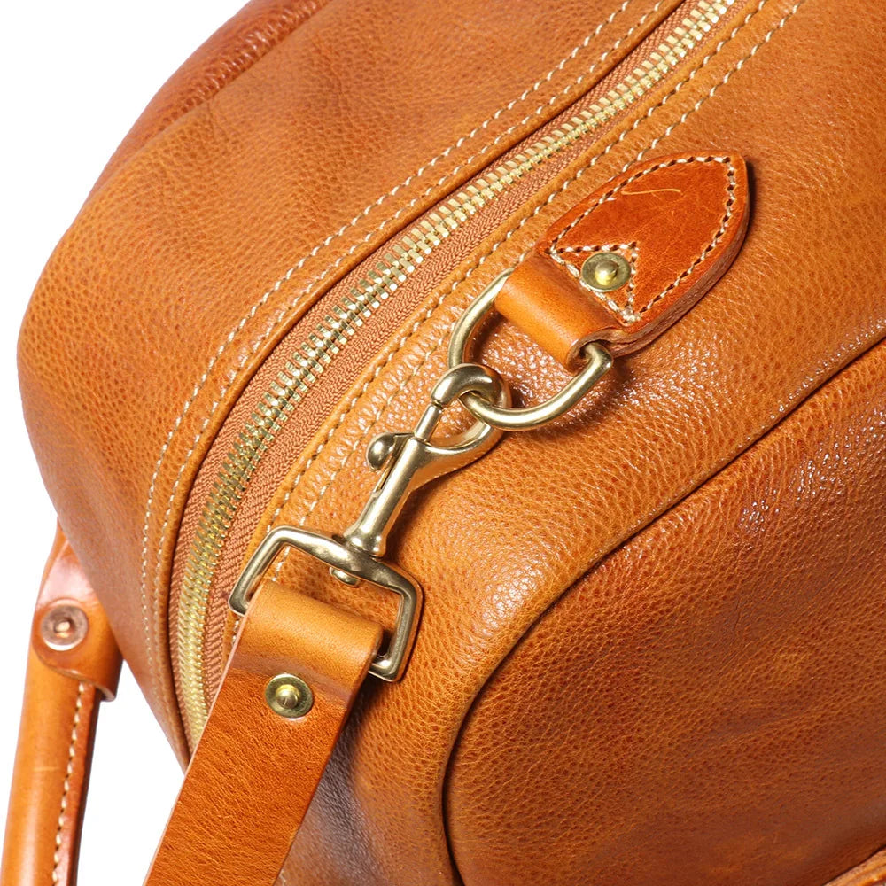 New Original Design Luxury Men's Handbag Genuine Leather 15.6 Laptop Bag Unisex Shoulder Cross Bag Travel Fitness Duffle Bag