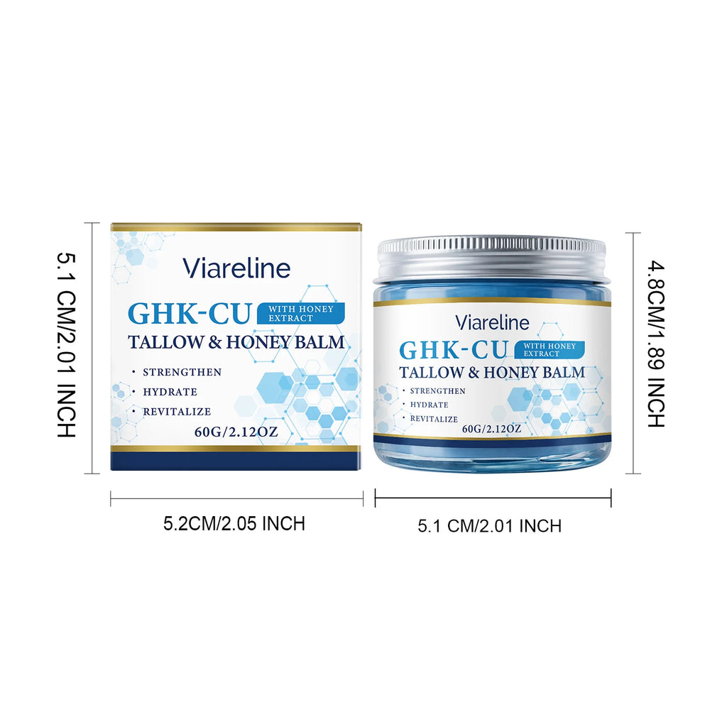 Ghk-Cu Beef Tallow Balm Deep Hydration Brighten Skin Enhance Elasticity Firming Smooth Face Moisturizer For Dry Sensitive Skin