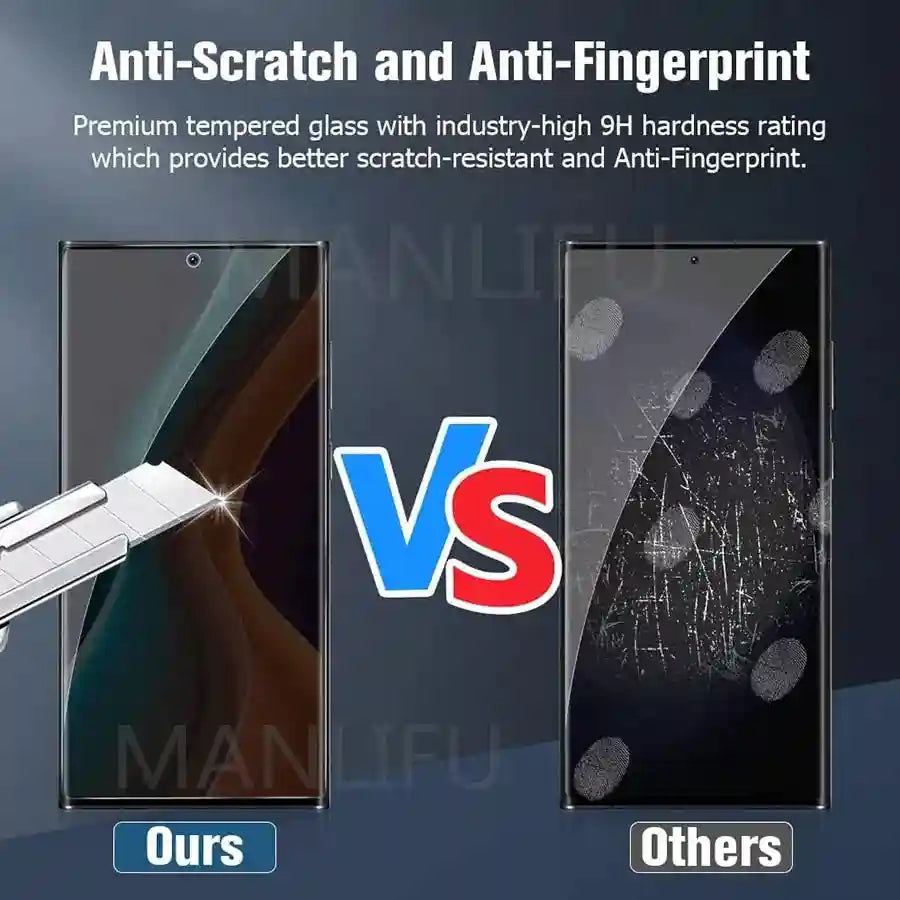 Privacy Screen Protector for Samsung Galaxy S25 Ultra - 9H Tempered Glass AE Tidesmit