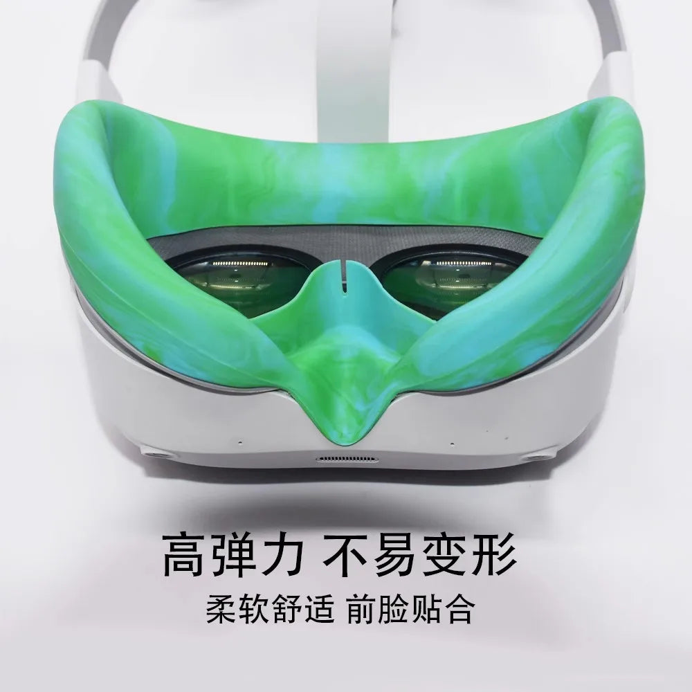 Pico 4 Ultra Silicone Facial Interface - Ergonomic Light Leakage Guard Tidesmit
