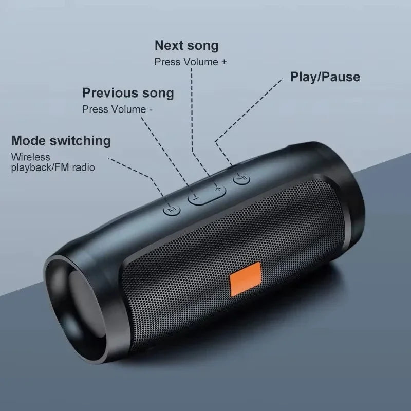 Lenovo New Wireless Bluetooth Speaker Dual Stereo TF Card USB FM Radio Portable Outdoor Subwoofer Rich Bass Soundbox For Camping