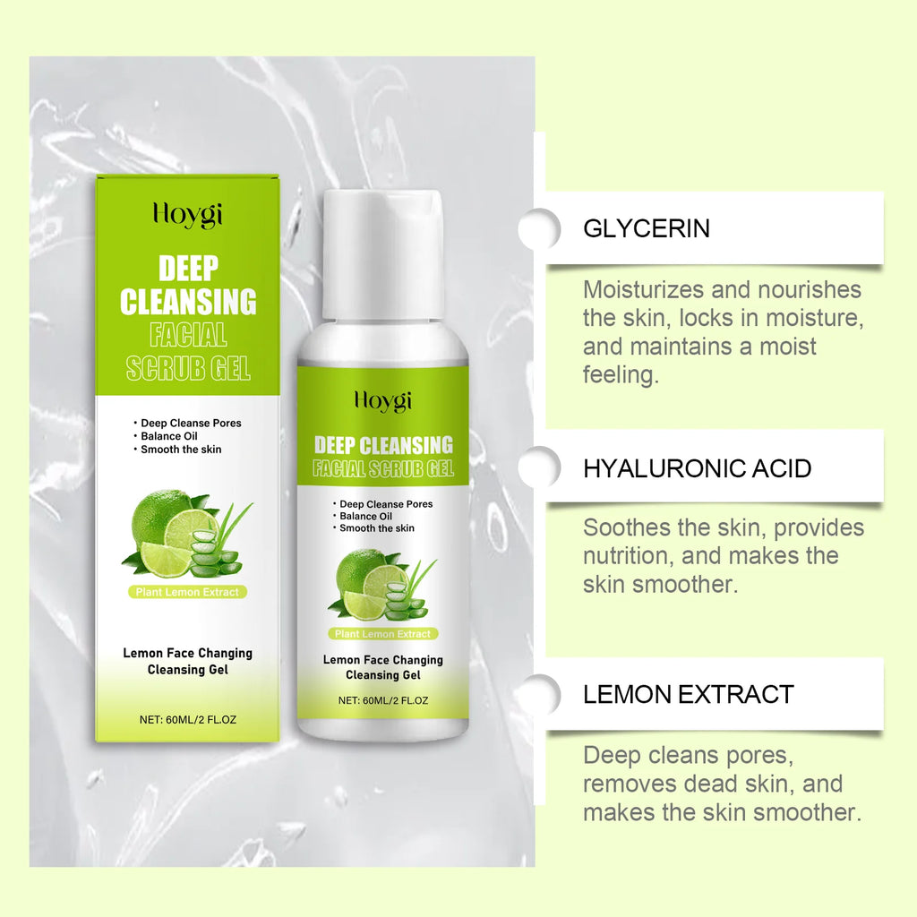 Facial Exfoliating Gel | Hydrating Pore Refining Treatment by Tidesmit Scrubs Treatments Tidesmit
