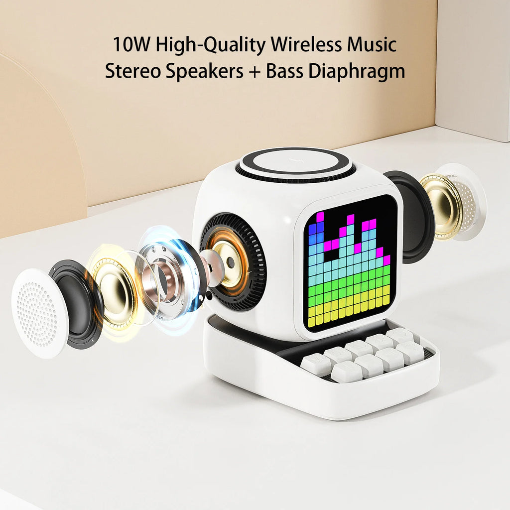 15W Fast Wireless Charger and Bluetooth Speaker | Tidesmit Audio Dock Tidesmit