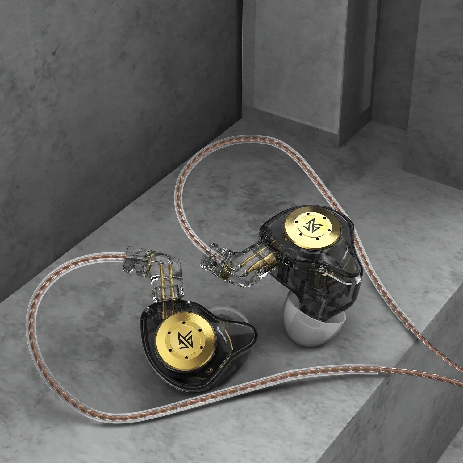 KZ edx pro Headset Dynamics in the Ear Monitor Hifi Wired Headset Bass Stereo Game Music Headset Noise Cancellation Headset Tidesmit