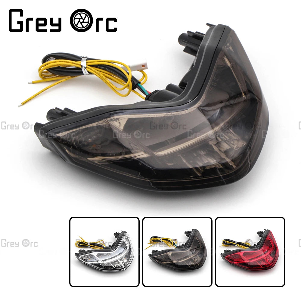 Moto Taillight Integrated LED Turn Signal Lamp Blinker Tail Light Accessories For Ducati Monster 797 821 Super Sport S 939
