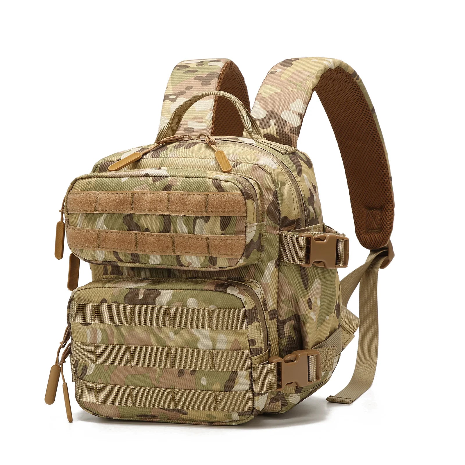 9L Mini Tactical Backpack Small Gym Bag Fitness Portable Backpack With Molle System For Hiking, Camping, Traveling, Daily Use